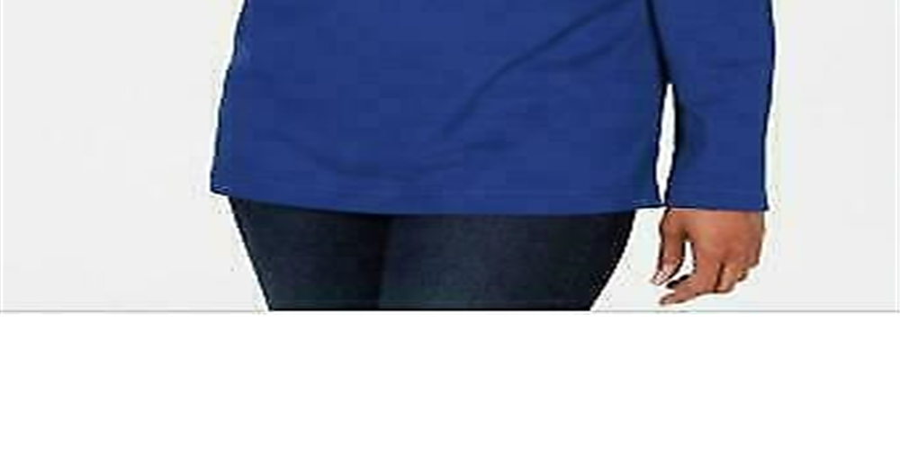 Karen Scott Sport Top Feminino Gola Redonda Azul Tamanho Médio