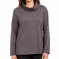 Karen Scott Sport Top Feminino Gola Redonda Cinza Escuro Tamanho P