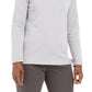 Karen Scott Top feminino com decote canoa pequeno, cinza, tamanho P
