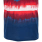 Camiseta masculina American Rag Colorblocked Dip Dyed Azul Tamanho Médio