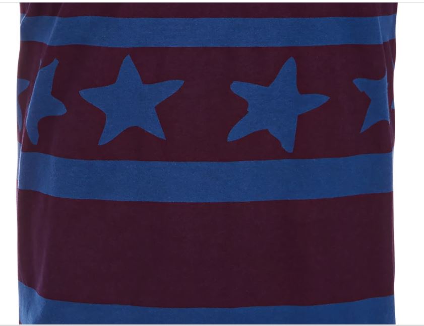Camiseta masculina American Rag Stars &amp; Stripes, azul marinho, tamanho médio