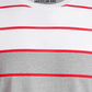 Camiseta listrada masculina American Rag cinza tamanho médio
