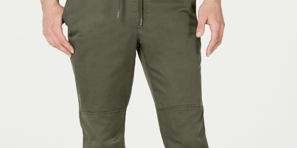 Calça de corrida articulada masculina American Rag, verde, tamanho XX-G