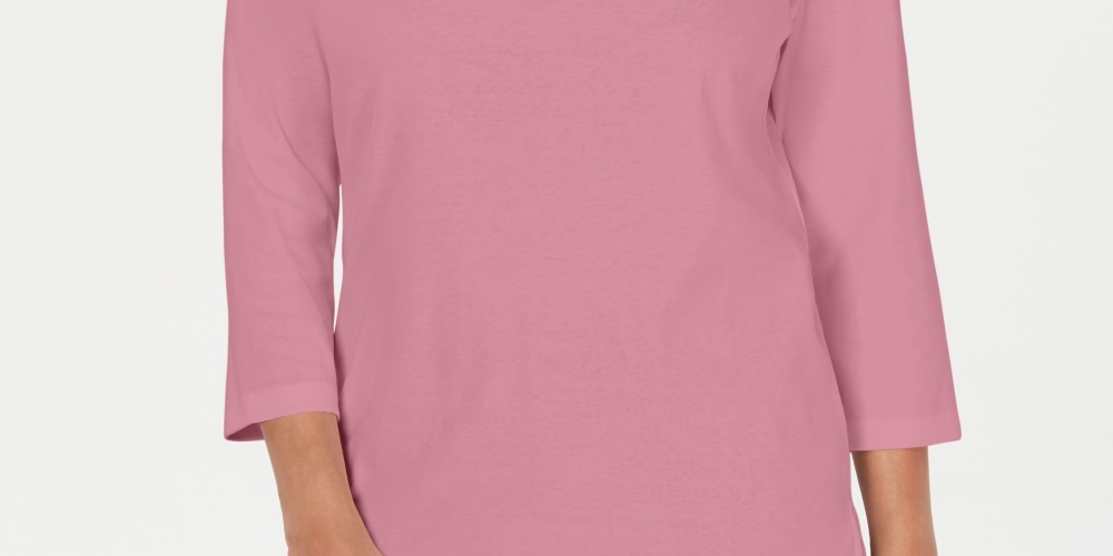 Karen Scott Top Feminino Crochê Gola Quadrada Rosa Tamanho XX-G