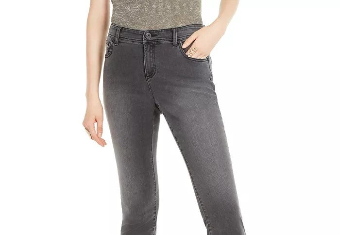 Calça jeans skinny feminina Incessentials da INC International Concepts, preta, tamanho 2