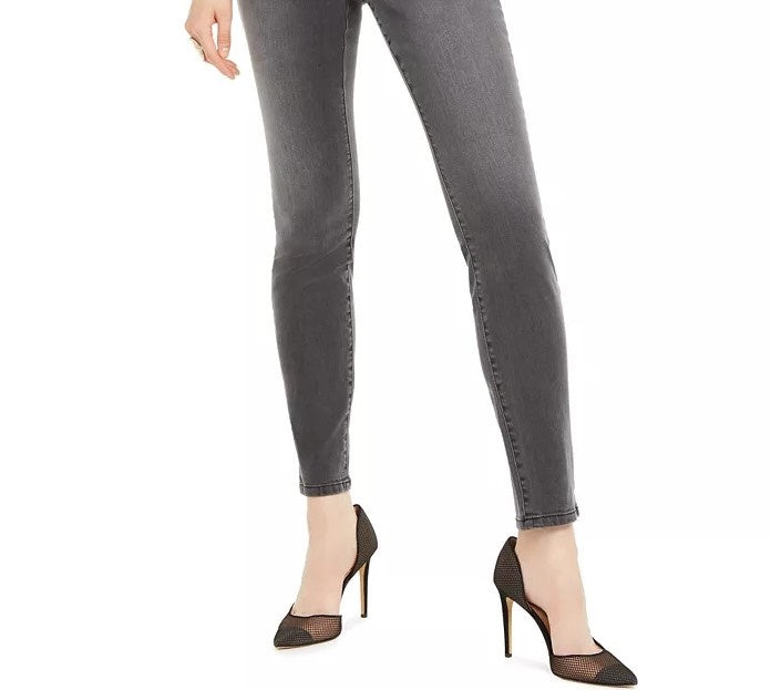 Calça jeans skinny feminina Incessentials da INC International Concepts, preta, tamanho 2