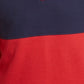 Suéter masculino Club Room Colorblock com zíper 1/4, vermelho, tamanho extragrande