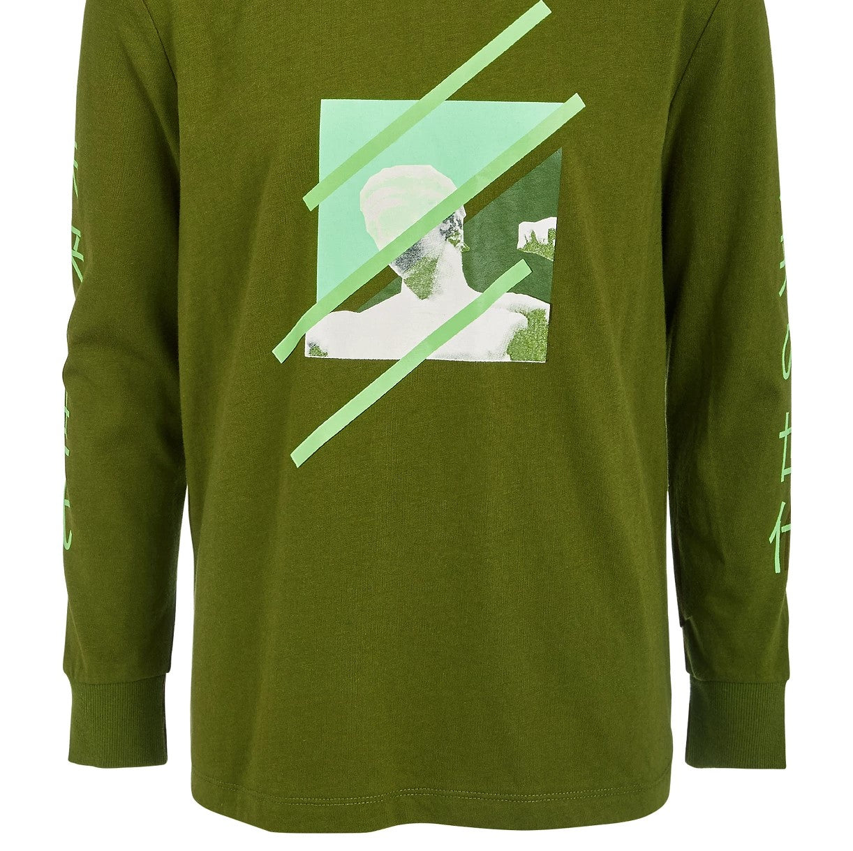 Camiseta estampada gráfica Ideology Big Boys, verde, tamanho médio