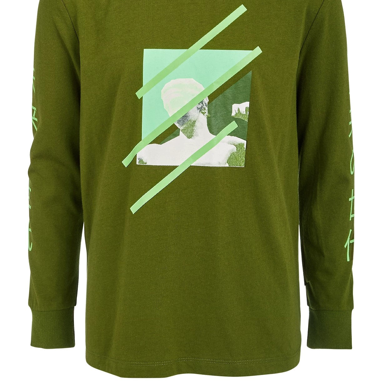 Camiseta estampada Ideology Big Boys, verde, tamanho pequeno