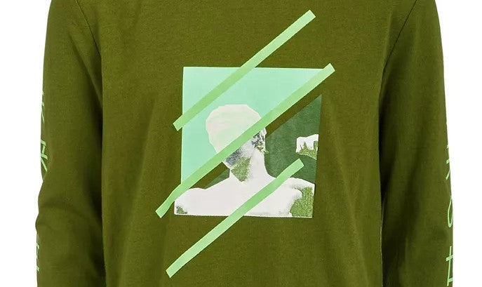 Camiseta estampada Ideology Big Boys, verde, tamanho extragrande