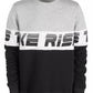 Ideologia Big Boys Moletom Colorblocked Preto Tamanho Grande