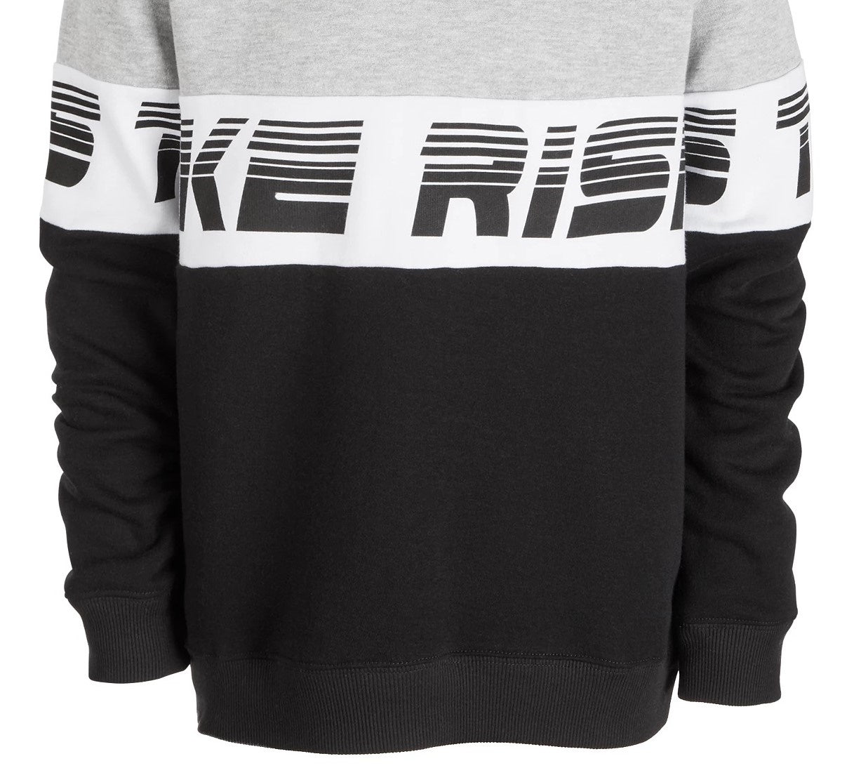 Ideologia Big Boys Moletom Colorblocked Preto Tamanho Pequeno