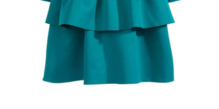 Vestido infantil com babados e laço Scuba First Impressions para meninas, verde, tamanho 18 meses