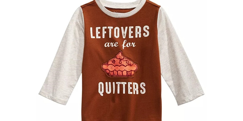 Camiseta infantil First Impressions Baby Boy Colorblocked Leftovers, marrom, tamanho 6 a 9 meses