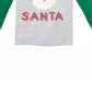 Camiseta estampada do time Papai Noel First Impressions para bebês meninos, cinza escuro, tamanho 3 a 6 meses