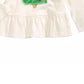 Camiseta Peplum com Estampa de Árvore de Tule para Bebê Menina First Impressions, Branca, Tamanho 3-6 Meses