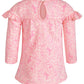 Vestido com babados e estampa encantada First Impressions para bebês meninas, rosa, tamanho 6 a 9 meses