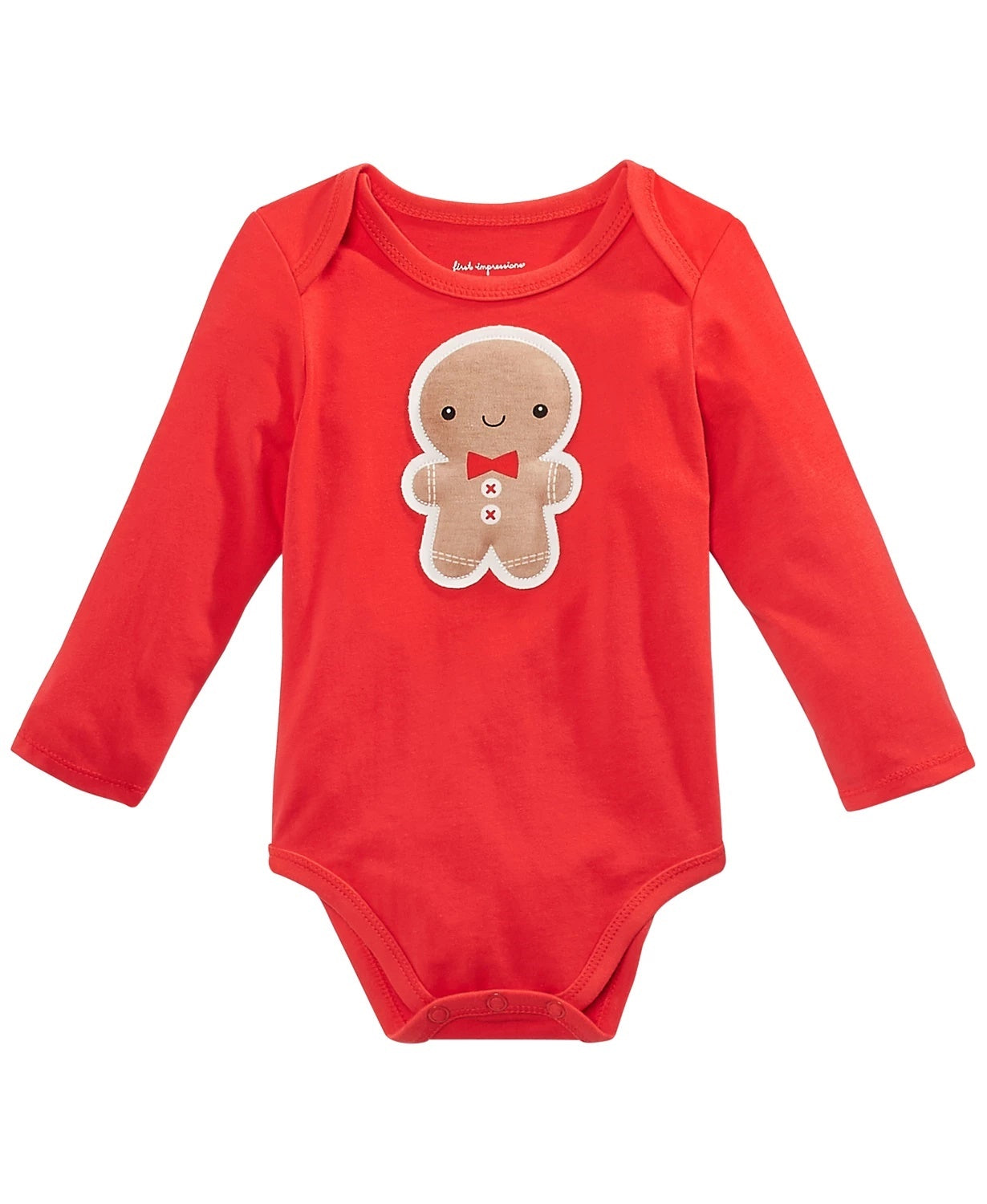 Body de gengibre para bebê menino First Impressions, vermelho, tamanho 12 meses