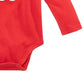 Body de gengibre para bebê menino First Impressions, vermelho, tamanho 12 meses