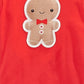 Body de gengibre para meninos First Impressions, vermelho, tamanho 3 a 6 meses