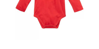 Body de gengibre para meninos First Impressions, vermelho, tamanho 6 a 9 meses
