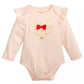 Body Rena para Bebê Menina First Impressions Rosa Tamanho 6-9 Meses