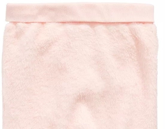 Calça jogger de pele sintética para bebê First Impressions, rosa, tamanho 6 a 9 meses