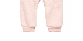 Calça jogger de pele sintética para bebê First Impressions, rosa, tamanho 6 a 9 meses