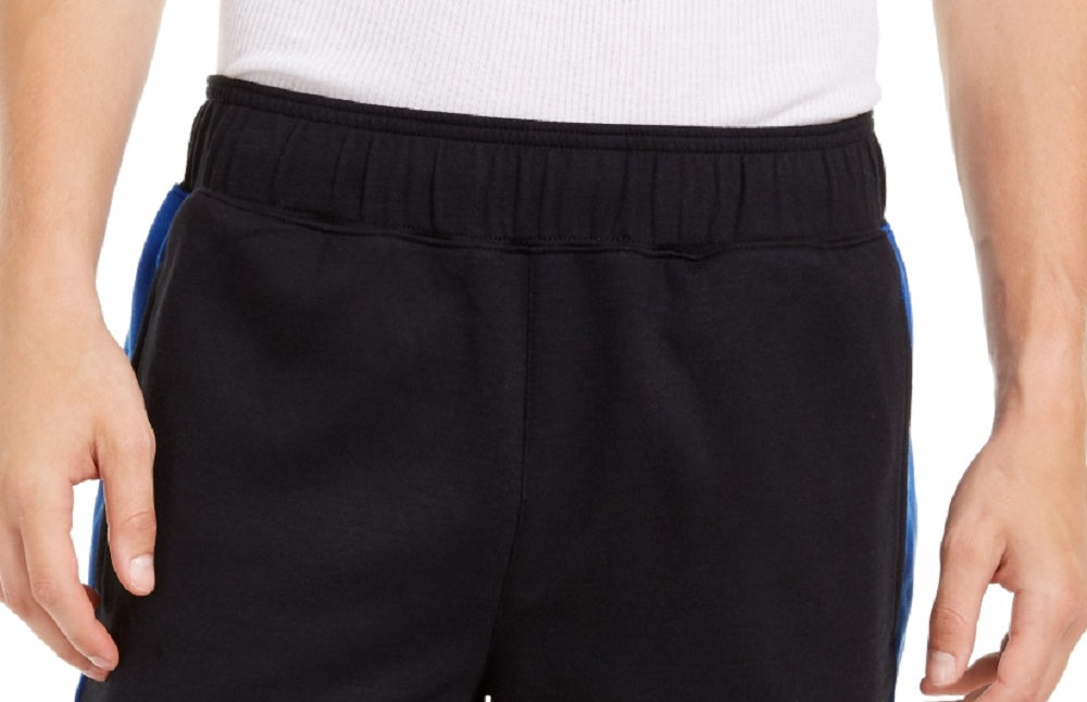 ID Ideology Shorts listrados laterais masculinos, preto, tamanho XXX-G
