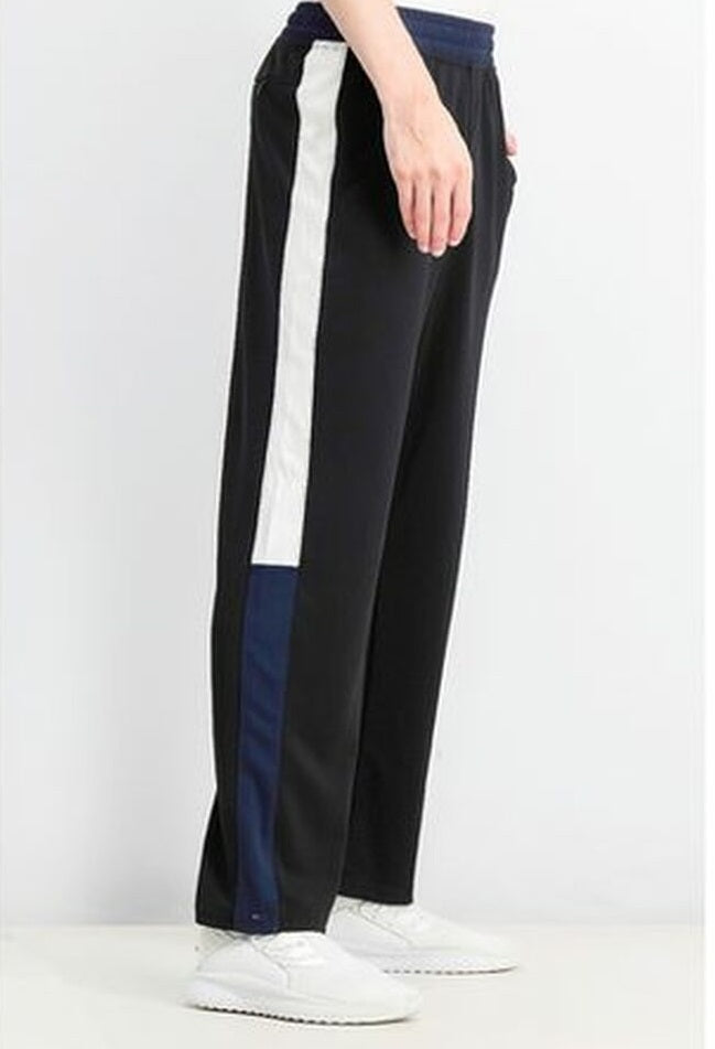 Calça de moletom masculina ID Ideology Colorblocked azul escuro tamanho XX-G