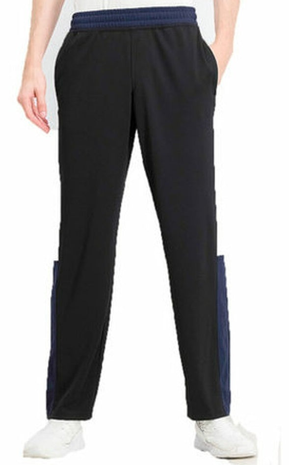 Calça de moletom masculina ID Ideology Colorblocked azul escuro tamanho XX-G