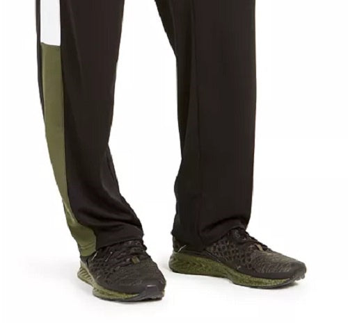 Calça de moletom masculina ID Ideology Colorblocked verde escuro tamanho médio