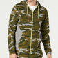 Jaqueta camuflada com blocos de cores masculina ID Ideology, verde, tamanho XXX-G