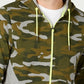 Jaqueta camuflada com blocos de cores masculina ID Ideology, verde, tamanho XXX-G