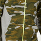 Jaqueta camuflada com blocos de cores masculina ID Ideology, verde, tamanho XXX-G