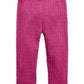 Legging texturizada para bebê menina First Impressions, roxa, tamanho 18 meses