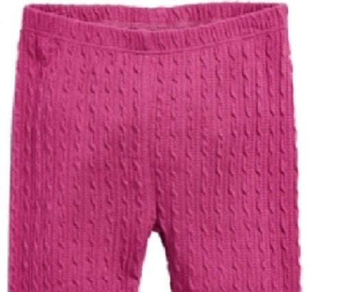 Legging texturizada para bebê menina First Impressions, roxa, tamanho 18 meses