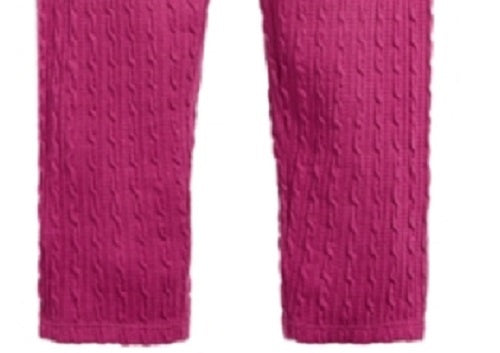 Legging texturizada para bebê menina First Impressions, roxa, tamanho 18 meses