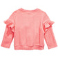 Moletom com aplique de laço First Impressions Baby Girls Rosa Tamanho 12M
