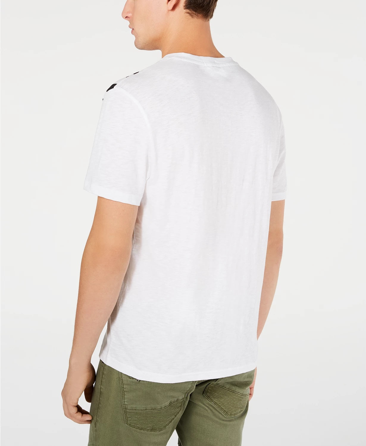 Camiseta masculina com estampa zebra da INC International Concepts, branca, tamanho XXX-G