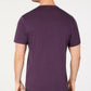 Camiseta masculina com estampa de leopardo abstrato da INC International Concepts, roxa, tamanho XXX-G