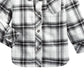 Camisa xadrez de algodão para bebês meninos First Impressions, branca, tamanho 24 meses