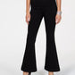Calça jeans flare feminina da INC International Concepts, preta, tamanho 0
