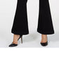 Calça jeans flare feminina da INC International Concepts, preta, tamanho 0