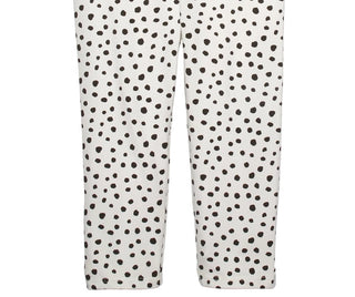Leggings estampadas de animais para bebês meninas First Impressions, brancas, tamanho 6-9 meses