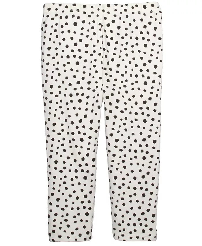 Leggings estampadas de animais para meninas First Impressions, tamanho 3T, brancas