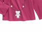 Camiseta infantil First Impressions Cotton Bunny &amp; Bear para meninas, roxa, tamanho 4T