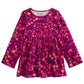 Túnica de algodão com estampa floral First Impressions Baby Girls, roxa, tamanho 18 meses