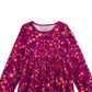 Túnica de algodão com estampa floral First Impressions para bebês meninas, roxa, tamanho 3-6 meses