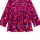 Túnica de algodão com estampa floral First Impressions para bebês meninas, roxa, tamanho 3-6 meses